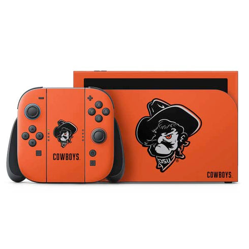 Oklahoma State University OSU Basketball Nintendo Switch 2 (2025) with Joy-Con Skin